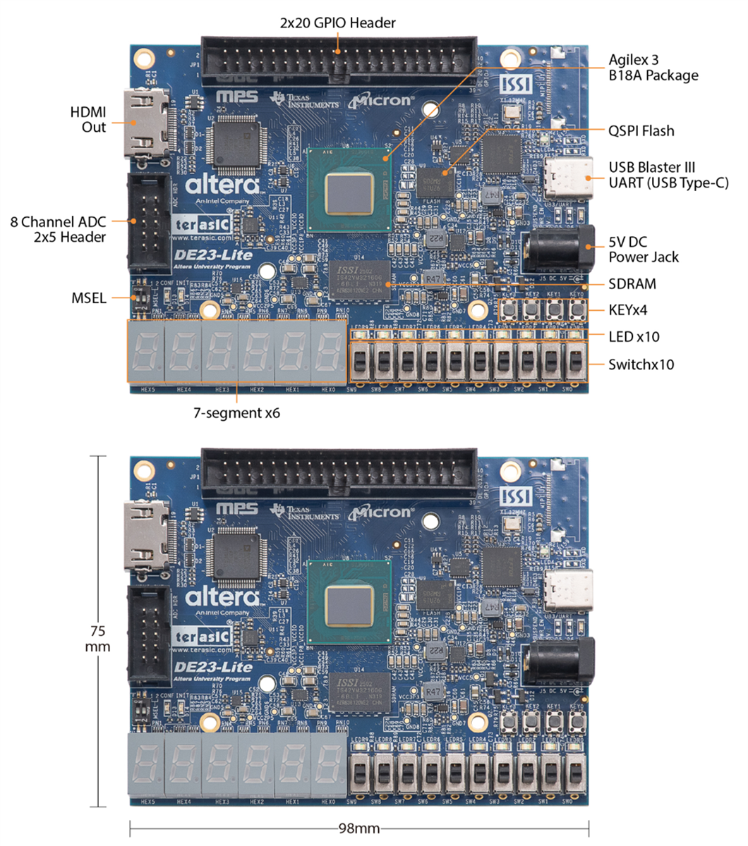 Terasic Technologies DE23-Lite Development Kit